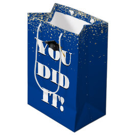 Afstuderen "Je hebt het ondertekend" met Confetti Medium Cadeauzakje