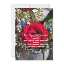 Afstuderen Jubileum reünie uitnodiging