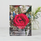 Afstuderen Jubileum reünie uitnodiging (Staand voorkant)