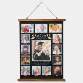 Afstuderen K-12 Fotocollage Afstuderen Keepomwille Hangend Wandkleed (Voorkant)