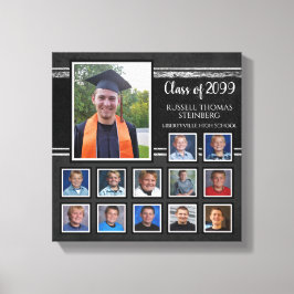 Afstuderen K-12 Photo Collage Keepomwille Canvas Afdruk