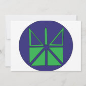 Afstuderen Kaart. (Achterkant)