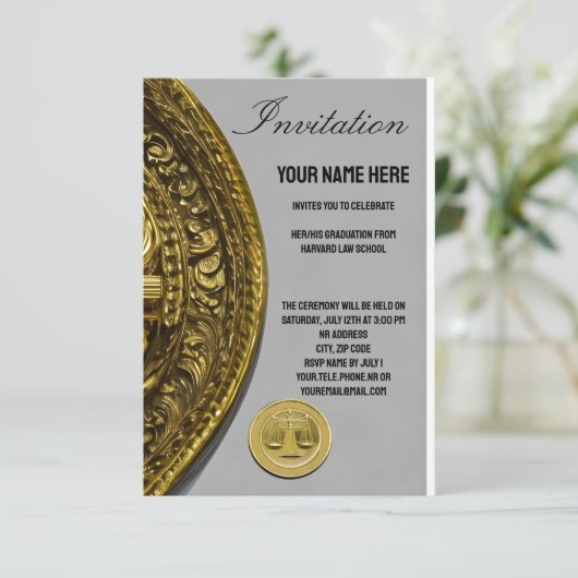 Afstuderen Kaart (Staand voorkant)