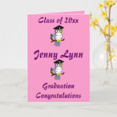 Afstuderen Kaart (Gele Bloem)