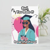 Afstuderen Kaart (Staand voorkant)