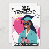 Afstuderen Kaart (Voorkant / Achterkant)