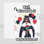 Afstuderen Kaart (Voorkant / Achterkant)