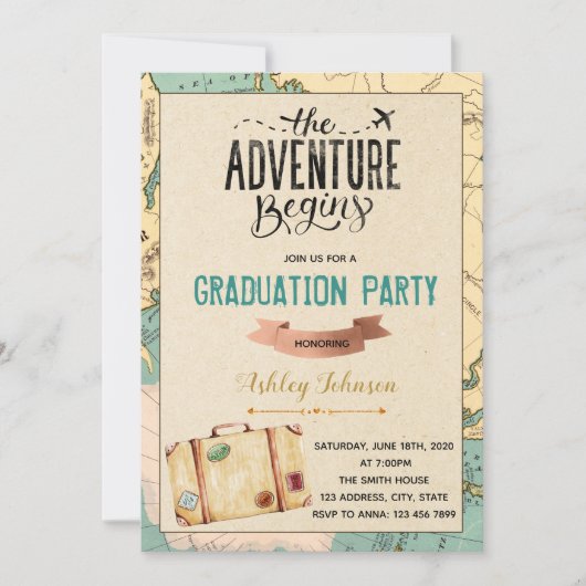 Afstuderen Kaart (Voorkant)