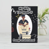 Afstuderen Kaart (Staand voorkant)