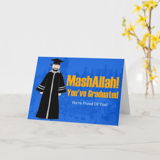 afstuderen kaart (Gele Bloem)