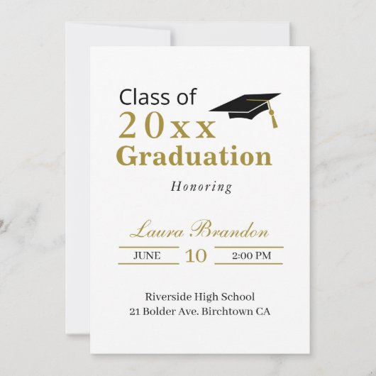 Afstuderen Kaart (Voorkant)