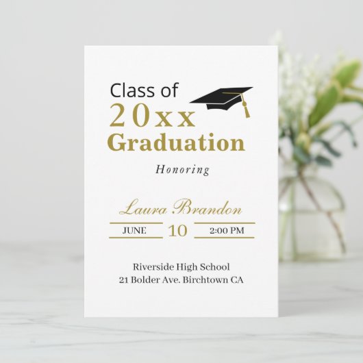 Afstuderen Kaart (Staand voorkant)