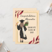 Afstuderen Kaart (Voorkant / Achterkant in situ)