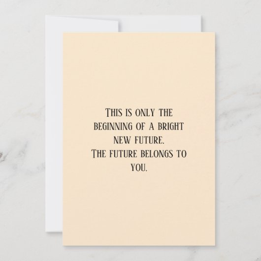 Afstuderen Kaart (Achterkant)