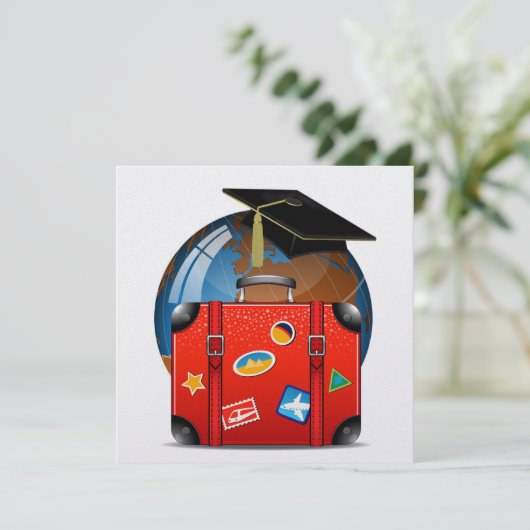 Afstuderen Kaart (Staand voorkant)