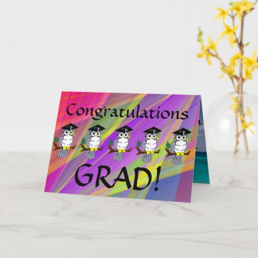 Afstuderen Kaart (Gele Bloem)