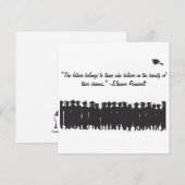 Afstuderen-kaart Aankondiging (Voorkant / Achterkant)