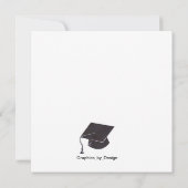 Afstuderen-kaart Aankondiging (Achterkant)