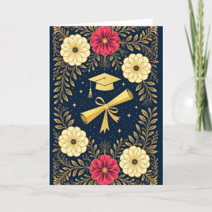 Afstuderen Kaart, Afstuderen kaart, Gefeliciteerd Feestdagen Kaart