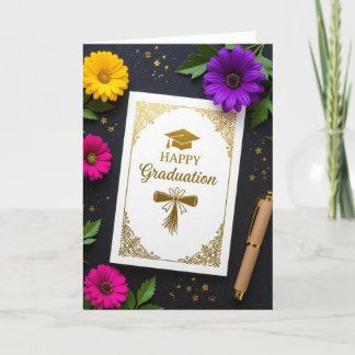 Afstuderen Kaart, Afstuderen kaart, Gefeliciteerd Feestdagen Kaart