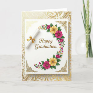 Afstuderen Kaart, Afstuderen kaart, Gefeliciteerd Feestdagen Kaart