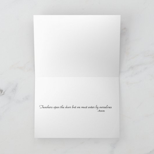 Afstuderen-kaart Kaart (Binnen)