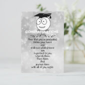 Afstuderen-kaart Kaart (Staand voorkant)