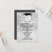 Afstuderen-kaart Kaart (Voorkant / Achterkant in situ)