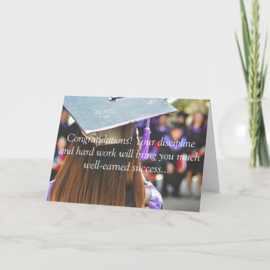 Afstuderen-kaart Kaart (Voorkant)