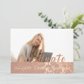 Afstuderen Kaart Klasse van 20XX (Staand voorkant)