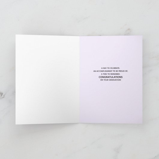 Afstuderen Kaart kleindochter (Binnen)