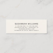 Afstuderen Kaart | Moderne Kaart voor toevoeging a Contactkaartje (Achterkant)