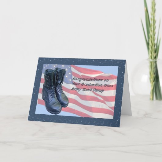 Afstuderen Kaart van legercampagne (Voorkant)