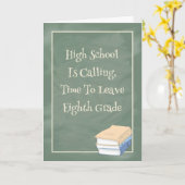 Afstuderen Kaart voor 8e graadgroen laat (Gele Bloem)