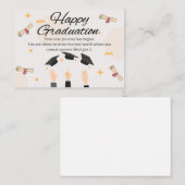 Afstuderen Kaart voor Chemische Techniek Afstudere Notitiekaartje (Voorkant / Achterkant)