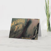 afstuderen kaart voor jongen (Voorkant)