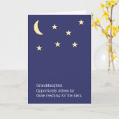 Afstuderen Kaart voor kleindochter (Gele Bloem)