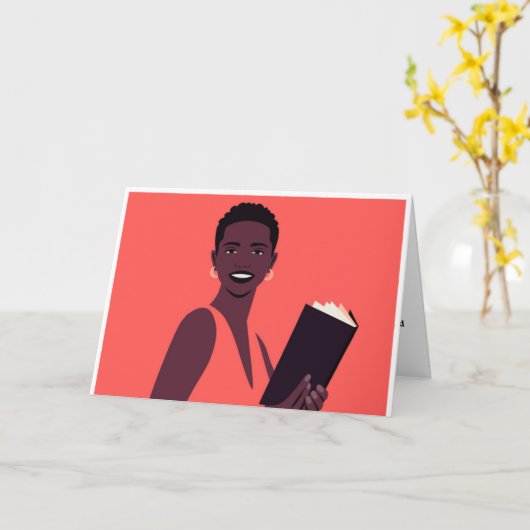 Afstuderen kaart voor zus (Gele Bloem)