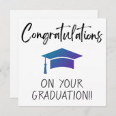 Afstuderen kaarten (Voorkant / Achterkant)