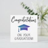 Afstuderen kaarten (Staand voorkant)