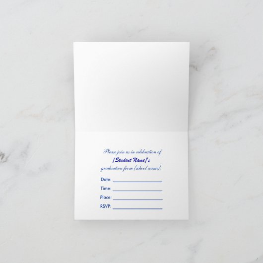 Afstuderen Kaarten - Uitnodigingen (Binnen)