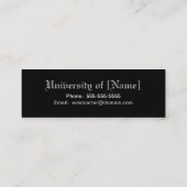 Afstuderen - Kaarten voor naam - 2010 Contactkaartje (Achterkant)