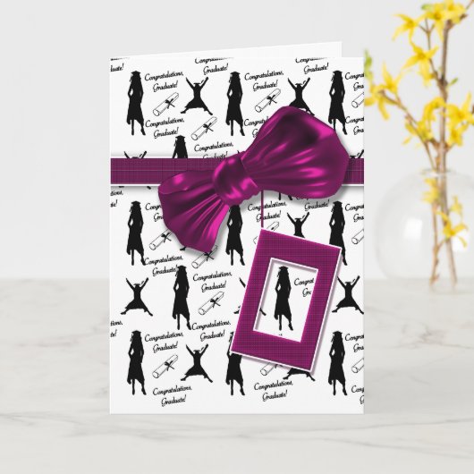 Afstuderen kaarten voor vrouwen - aanpasbaar (Gele Bloem)