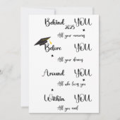 afstuderen kaarten voor zijn dochtertje (Voorkant)