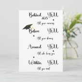 afstuderen kaarten voor zijn dochtertje (Staand voorkant)