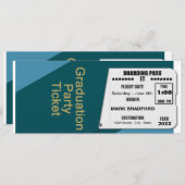 Afstuderen, kaartenuitnodiging, jaar invullen kaart (Voorkant / Achterkant)