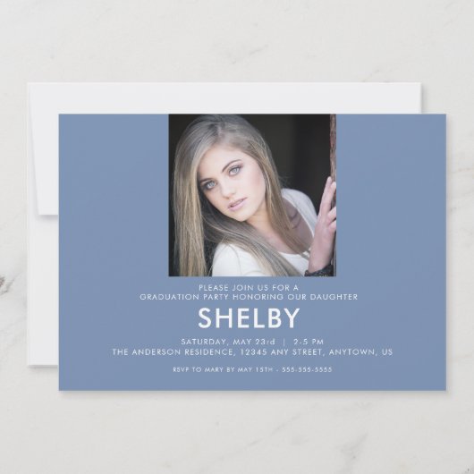 Afstuderen kalligrafie | 2 Foto-Afstuderen Kaart (Achterkant)