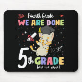 Afstuderen kat 4e klas we zijn klaar 5e klas haar muismat (Voorkant)