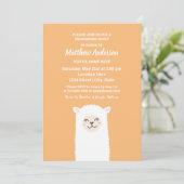 Afstuderen Kawaii Alpaca Kaart (Staand voorkant)