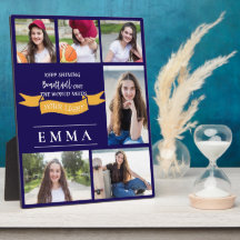 Afstuderen Keep Shining Quote Multi Photo Gift